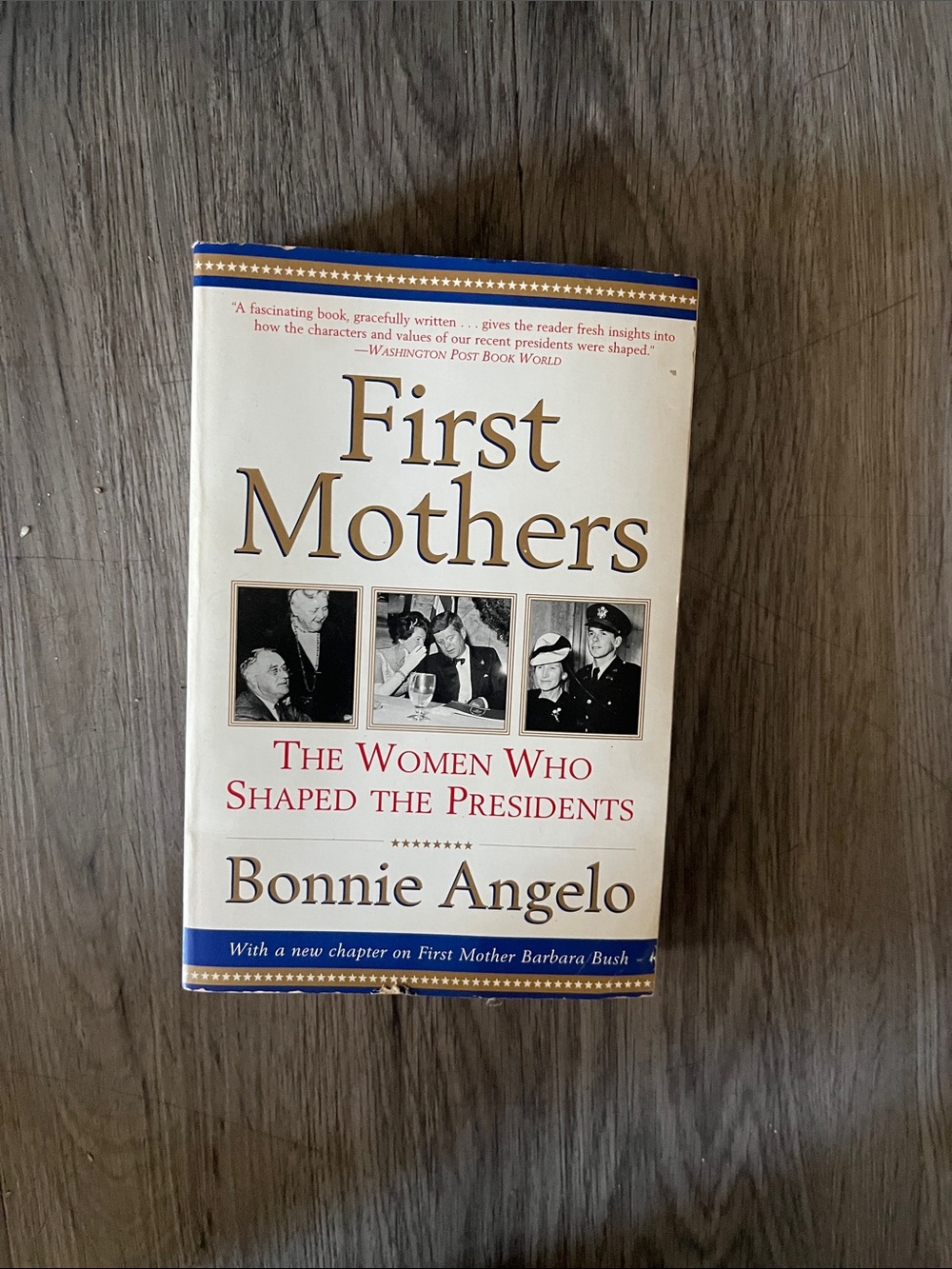 Harper Cream and Blue 'First Mothers' Decorative Book Accent